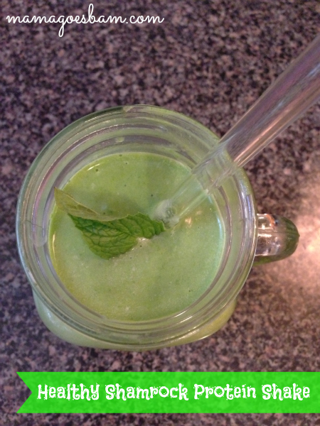 Healthy Protein Packed Shamrock Shake